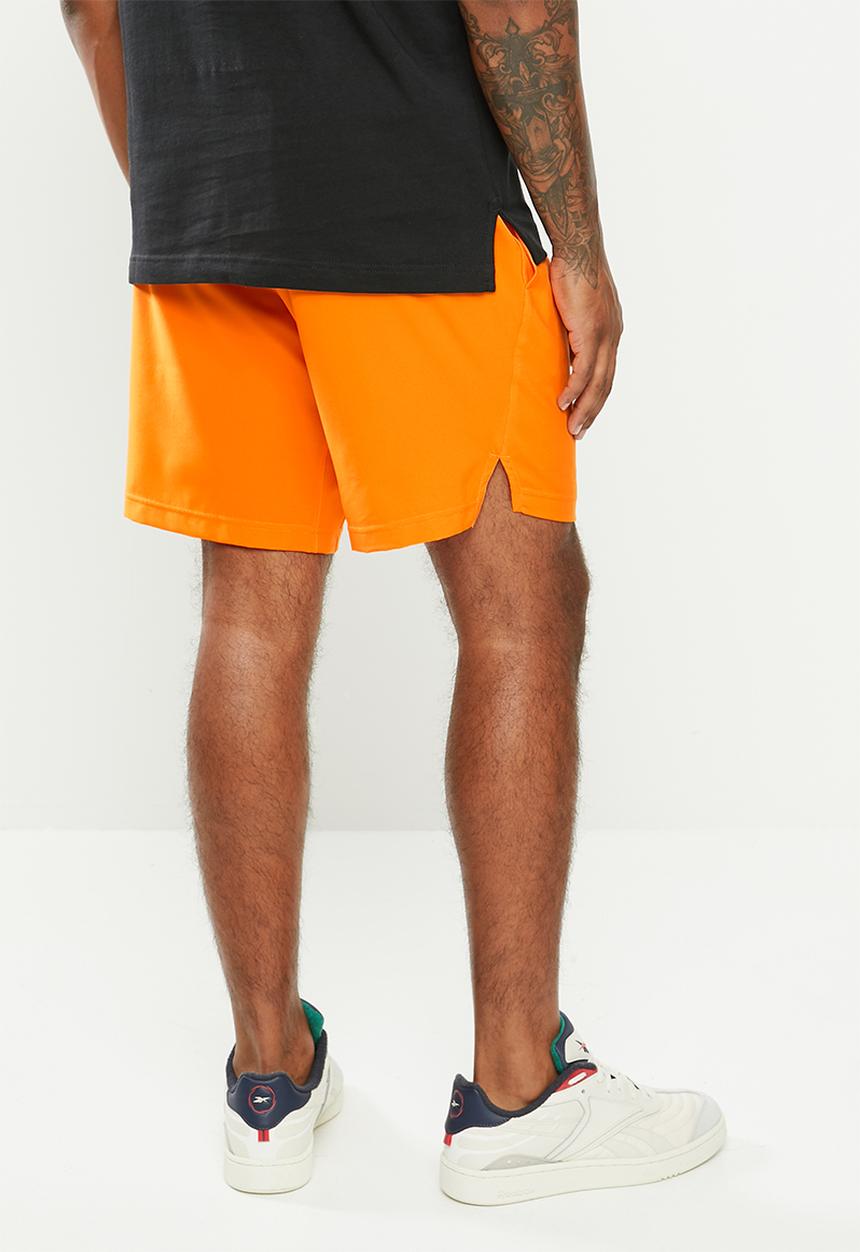 Reebok - Wor woven graphic shorts - orange