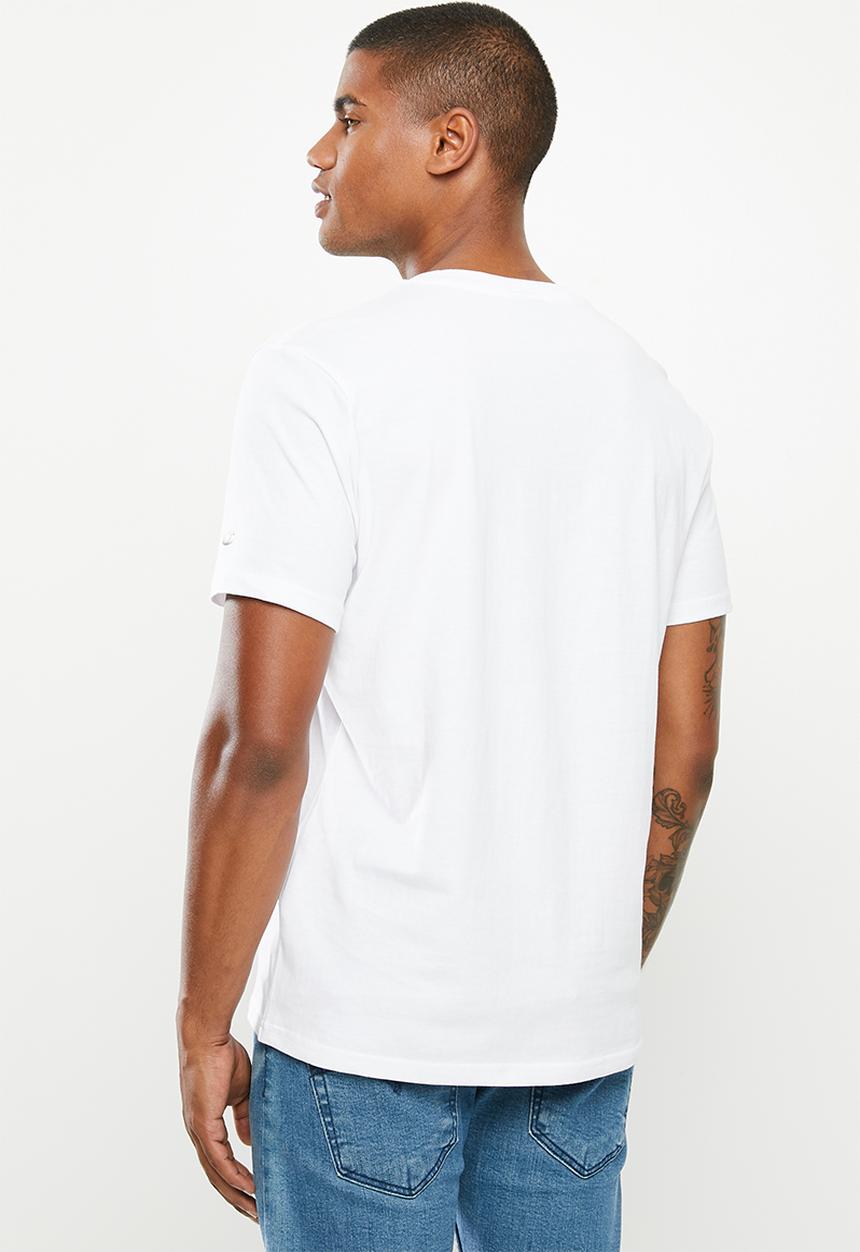 Champion - Chest logo crew neck T-shirt - white