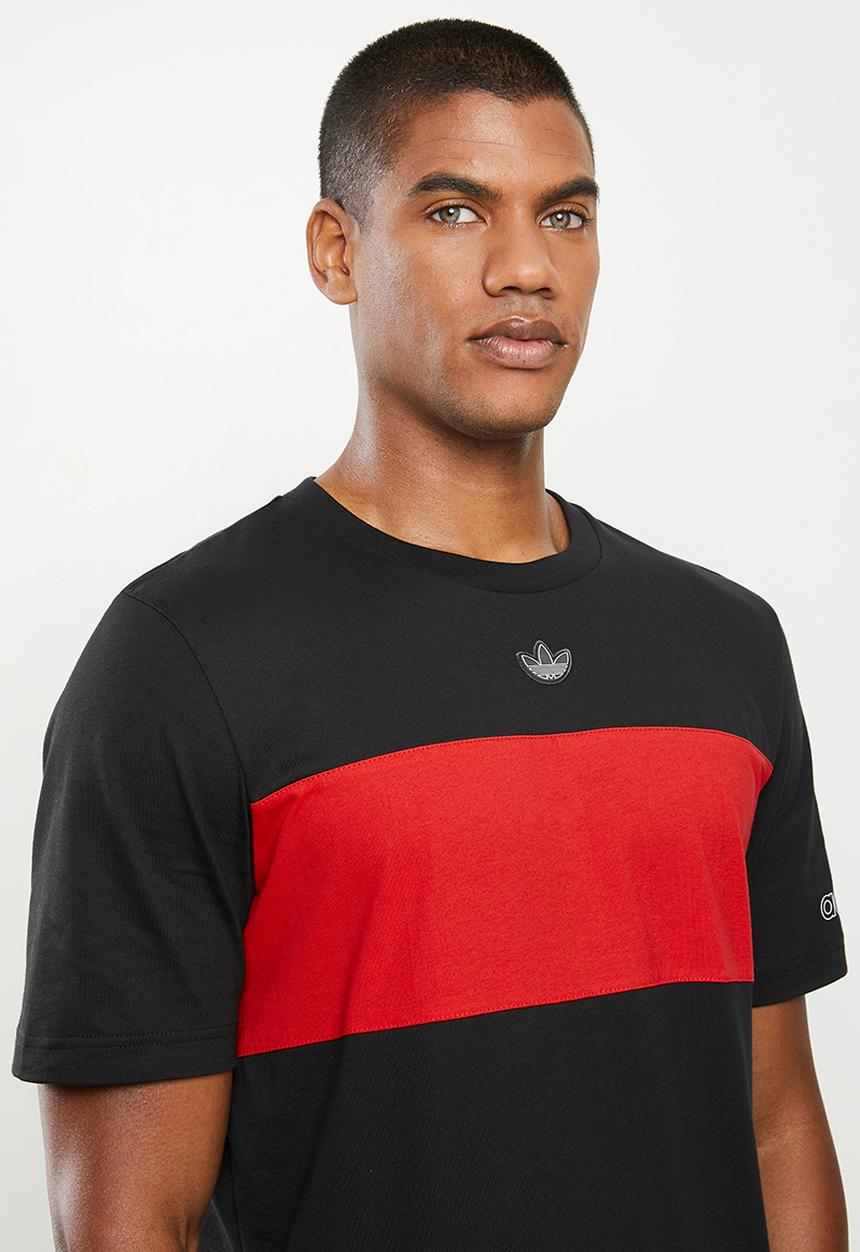 adidas Originals - Panel trefoil short sleeve tee - black
