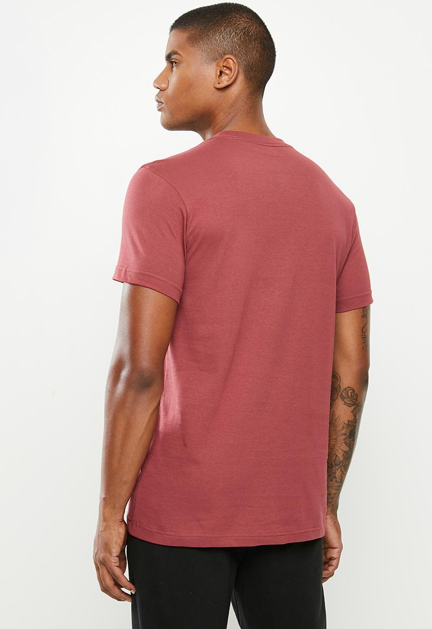 adidas Performance - Rtrmd fl tee - burgundy