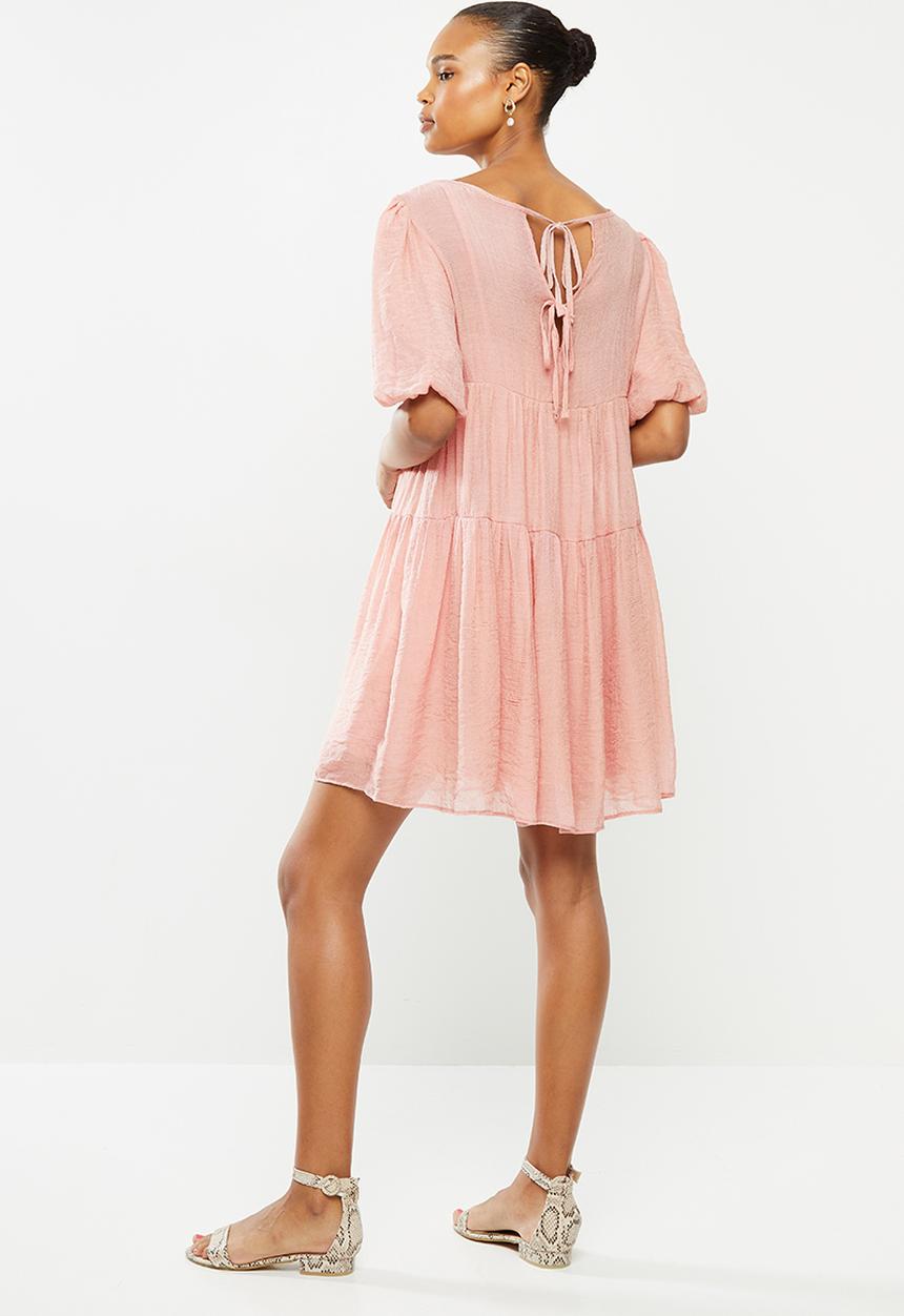 MILLA - Babydoll mini dress - pink