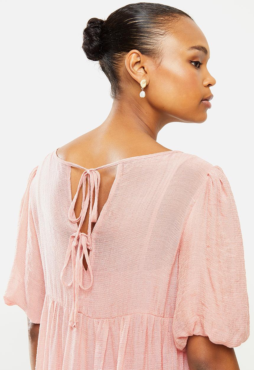 MILLA - Babydoll mini dress - pink