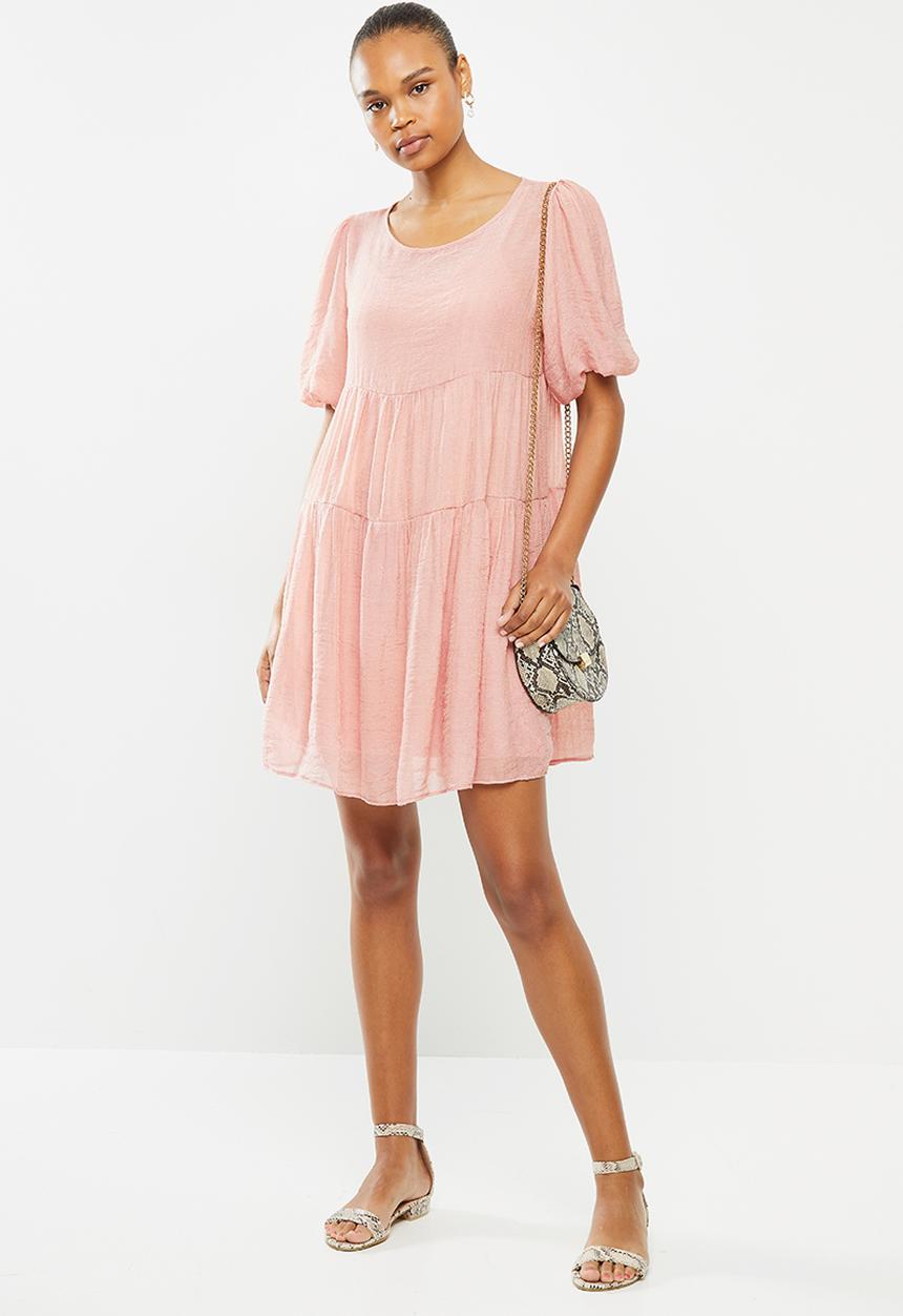 MILLA - Babydoll mini dress - pink