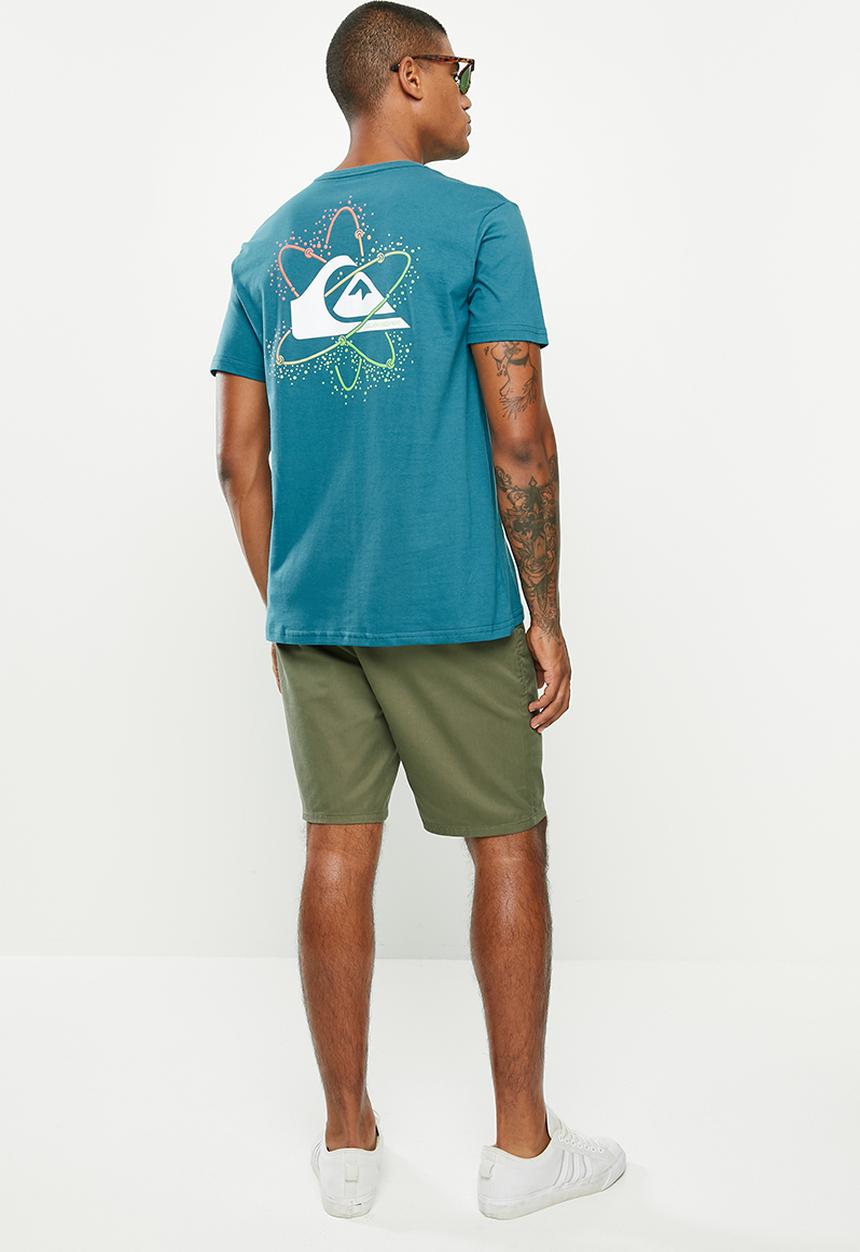 Quiksilver - Cosmic sunset short sleeve tee - blue
