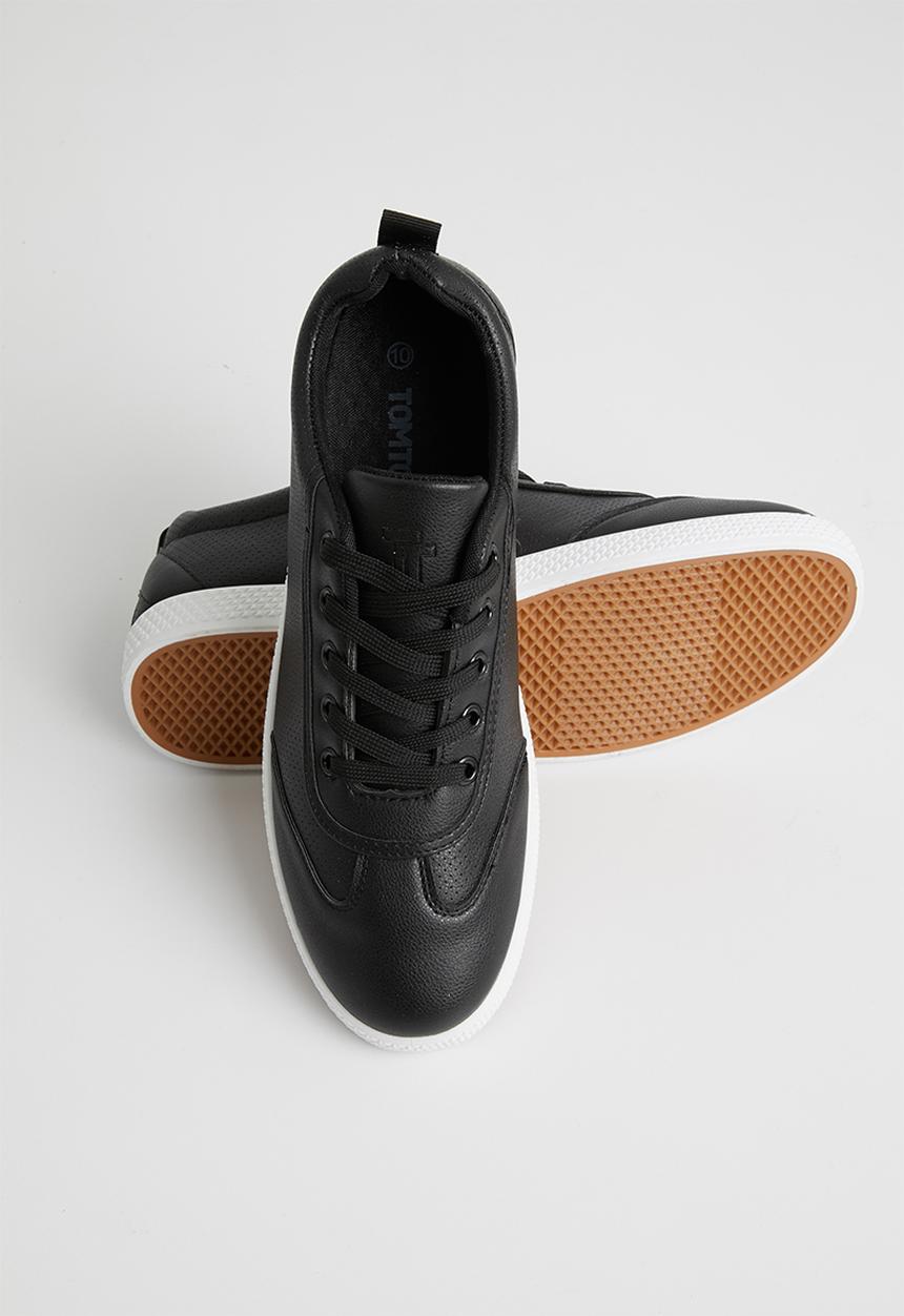 Tom Tom - Mono sneaker - black & white
