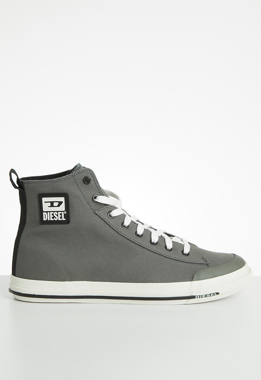 Diesel  - S-astico mid cut sneakers - gunmetal