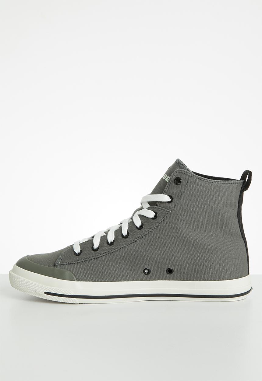 Diesel  - S-astico mid cut sneakers - gunmetal