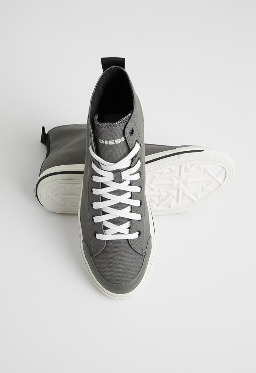 Diesel  - S-astico mid cut sneakers - gunmetal