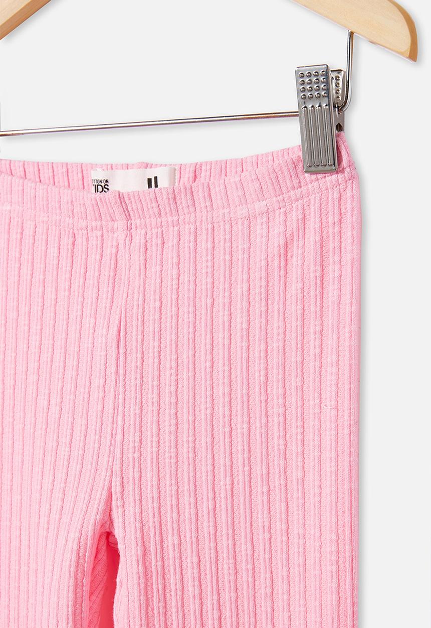 Cotton On - Huggie tights  - cali pink/textured rib