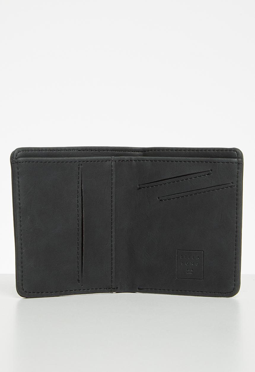 Billabong  - Gaviotas pu wallet - black
