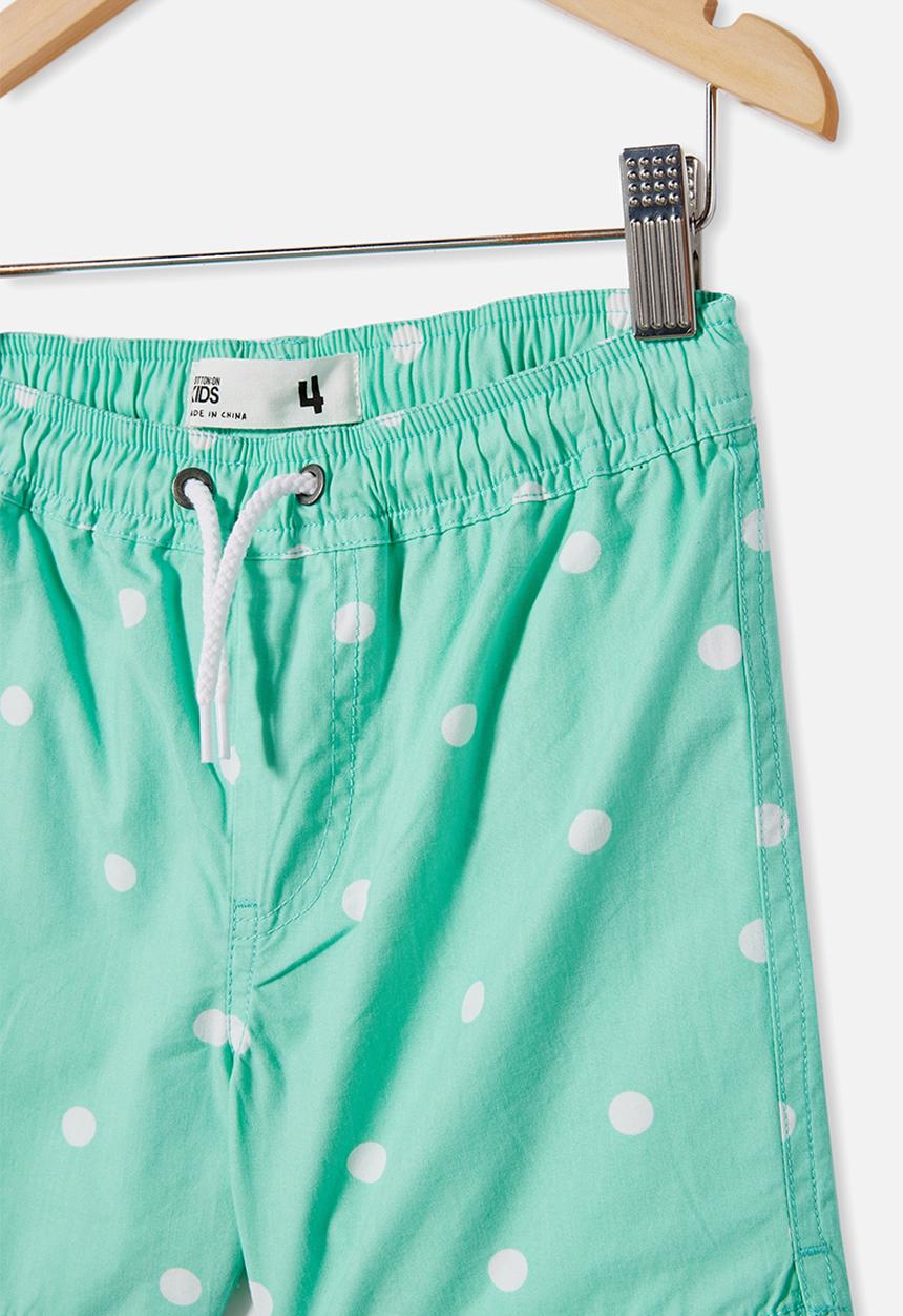 Cotton On - Volly short - spot/mint breeze