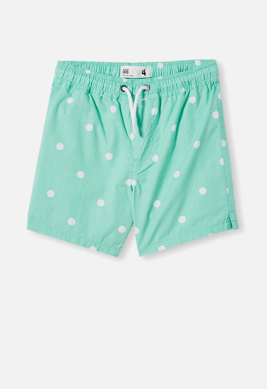 Cotton On - Volly short - spot/mint breeze