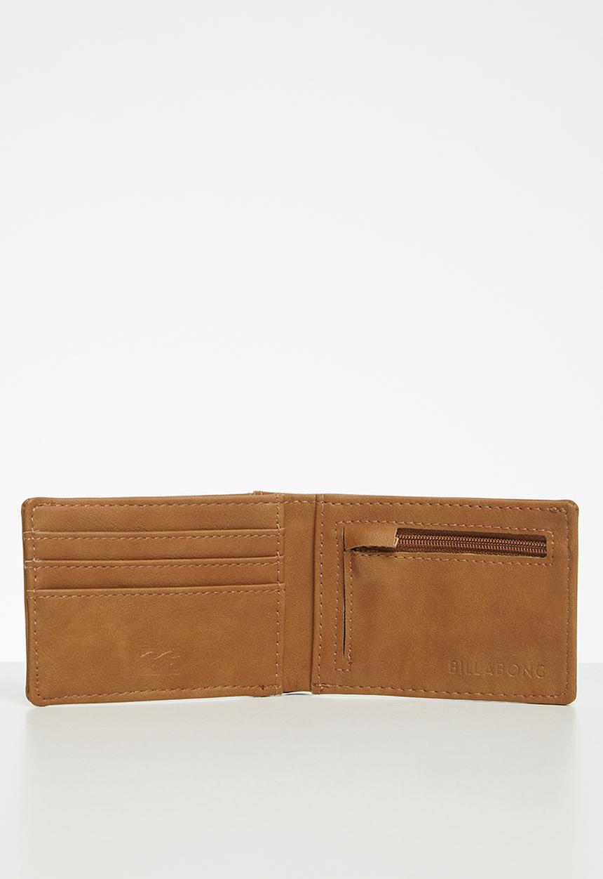 Billabong  - Revival slim line wallet - tan