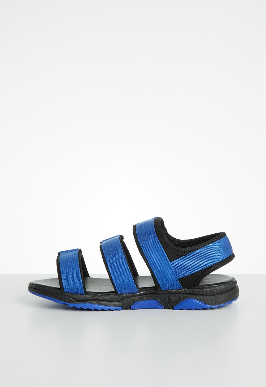 Pop Candy - Boys wjk sandal - black & Blue 