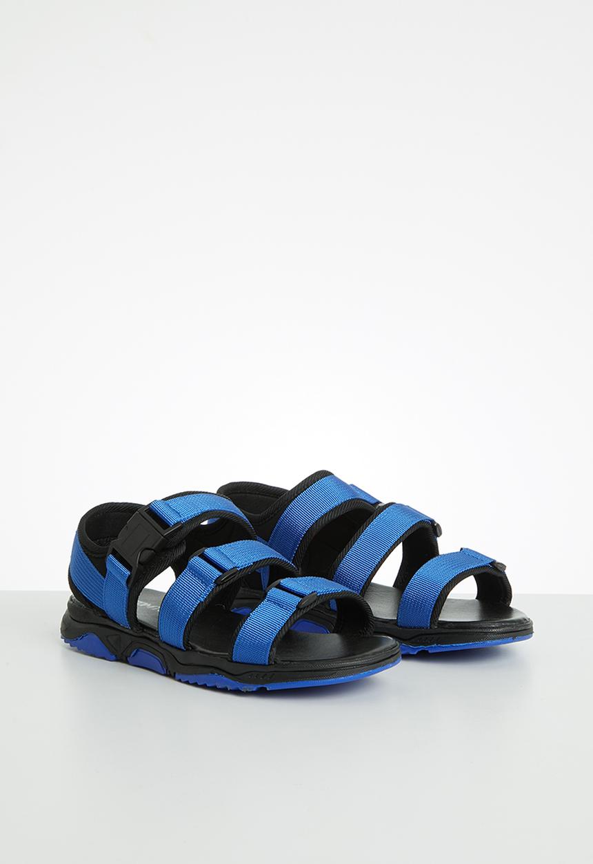 Pop Candy - Boys wjk sandal - black & Blue 
