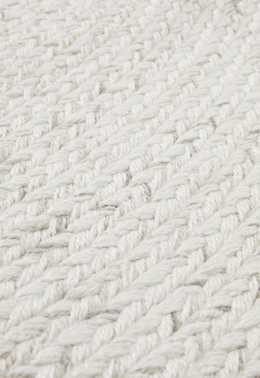 Hertex Haus - Swirl woven outdoor rug - vanilla