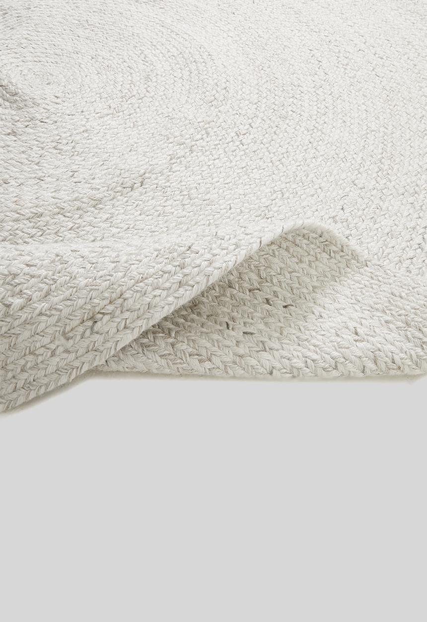 Hertex Haus - Swirl woven outdoor rug - vanilla