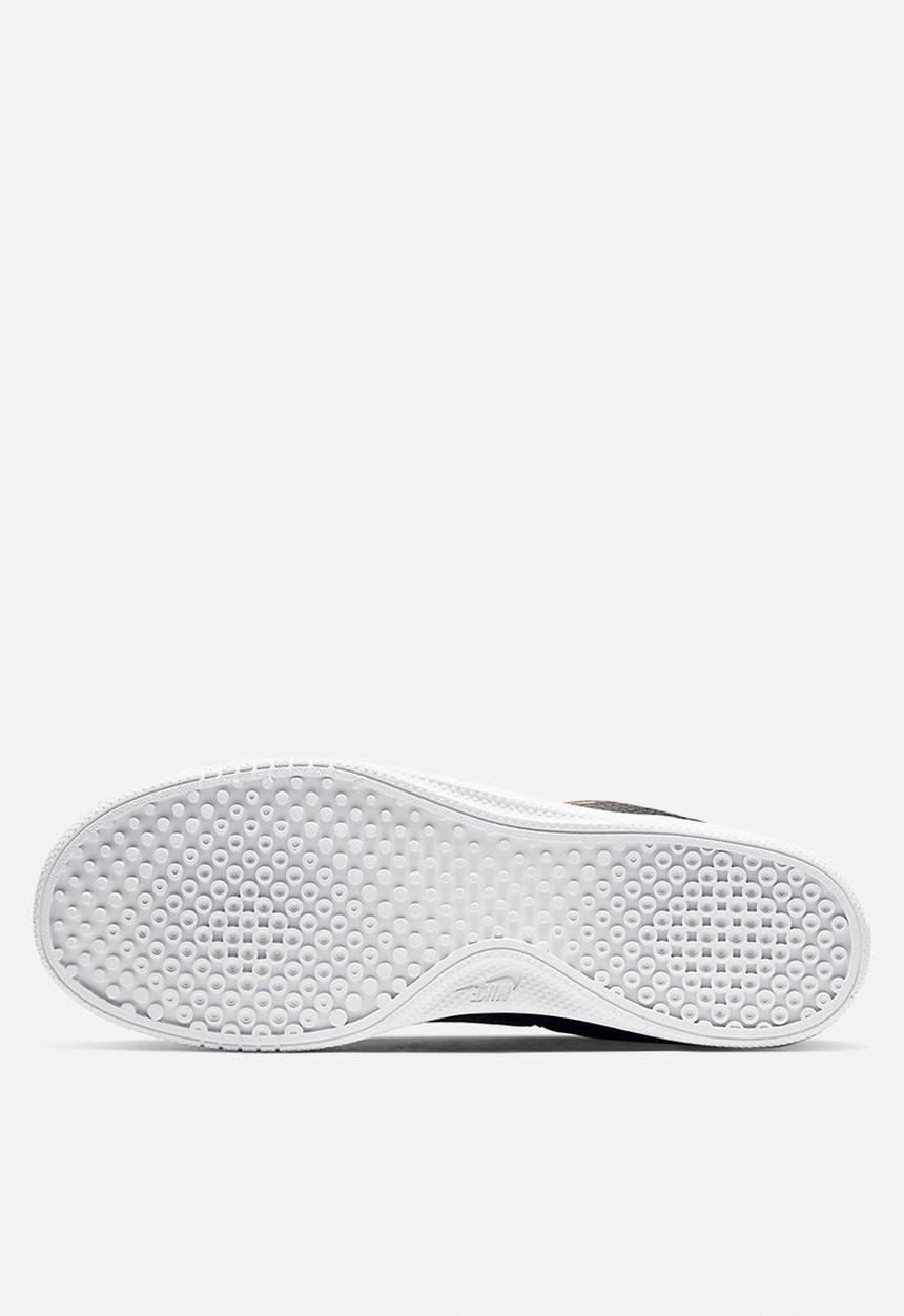 Nike - Court Vintage premium  - black/white-total orange