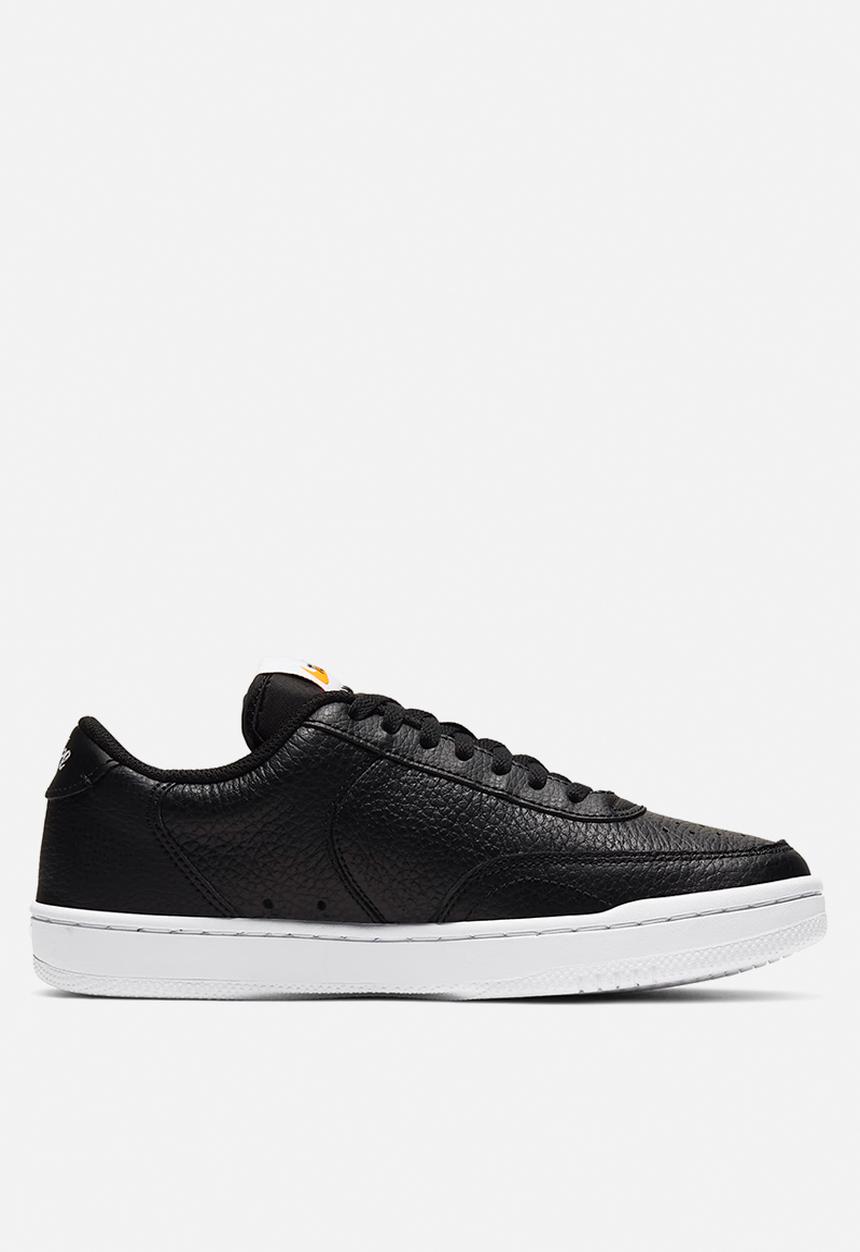 Nike - Court Vintage premium  - black/white-total orange