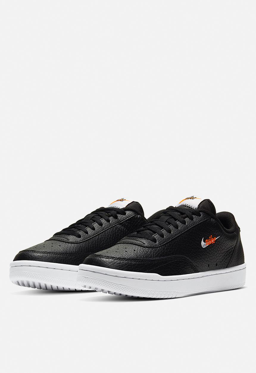 Nike - Court Vintage premium  - black/white-total orange