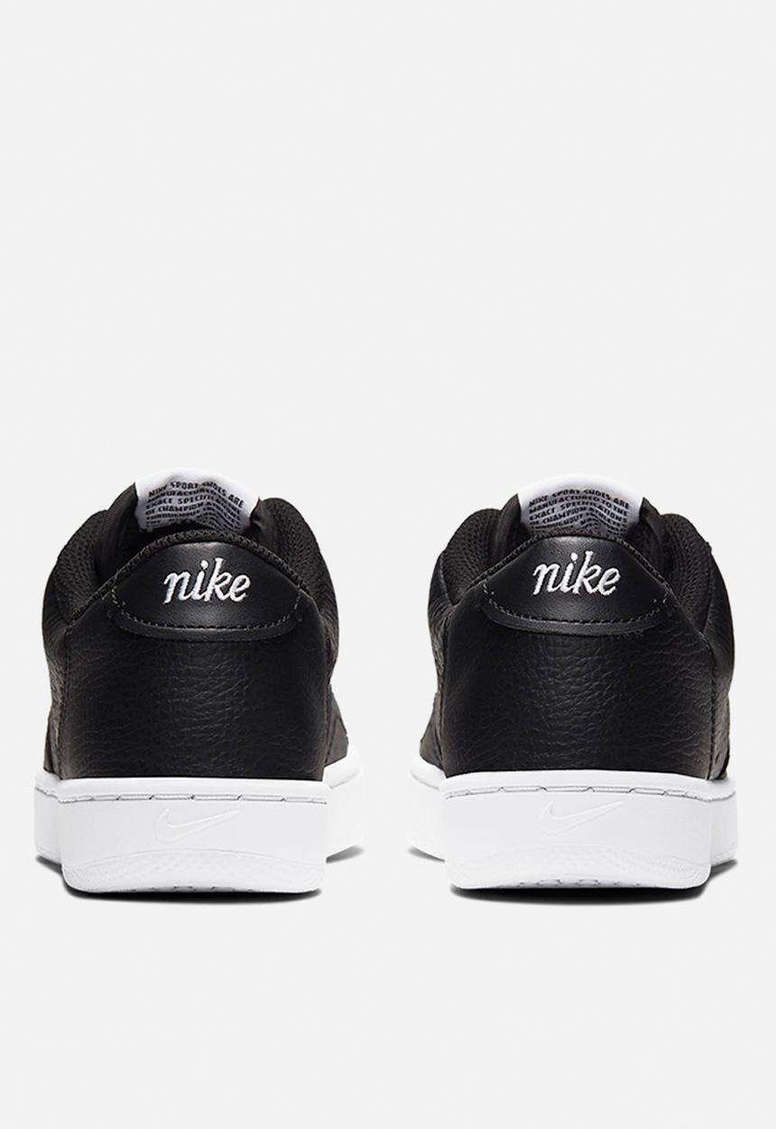 Nike - Court Vintage premium  - black/white-total orange