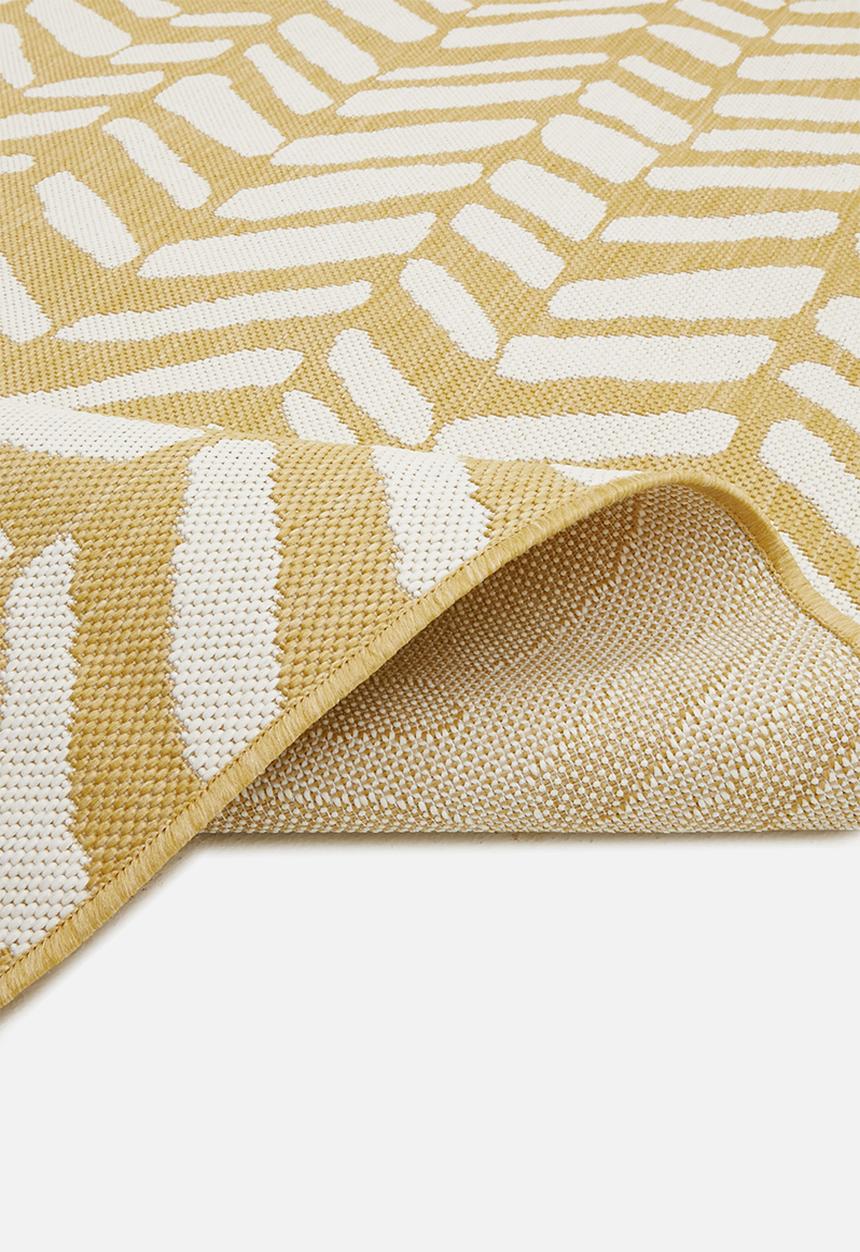 Hertex Haus - Chevy woven outdoor rug - lemon