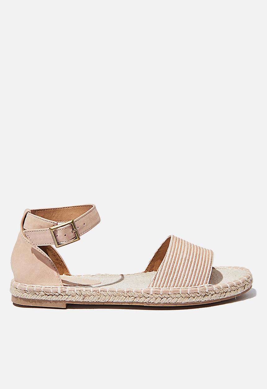 Cotton On - Rose open toe espadrille - misty 