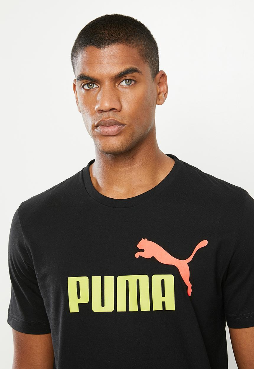 PUMA - Ess 2 col logo tee - puma black