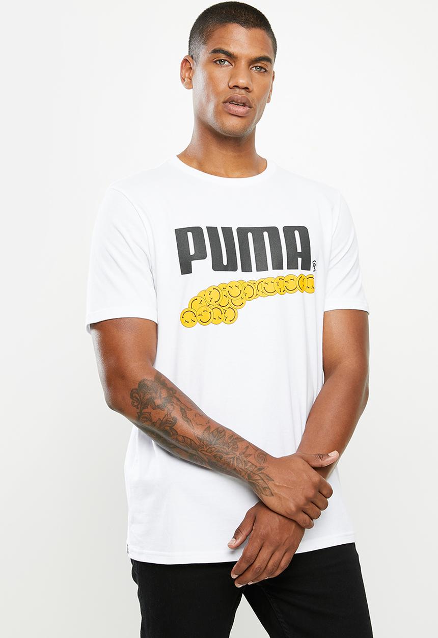 PUMA - Puma club graphic tee - white