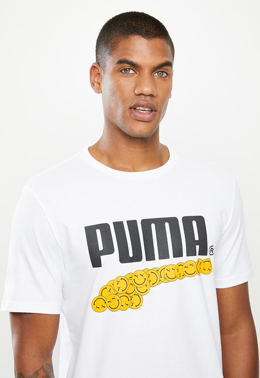 PUMA - Puma club graphic tee - white