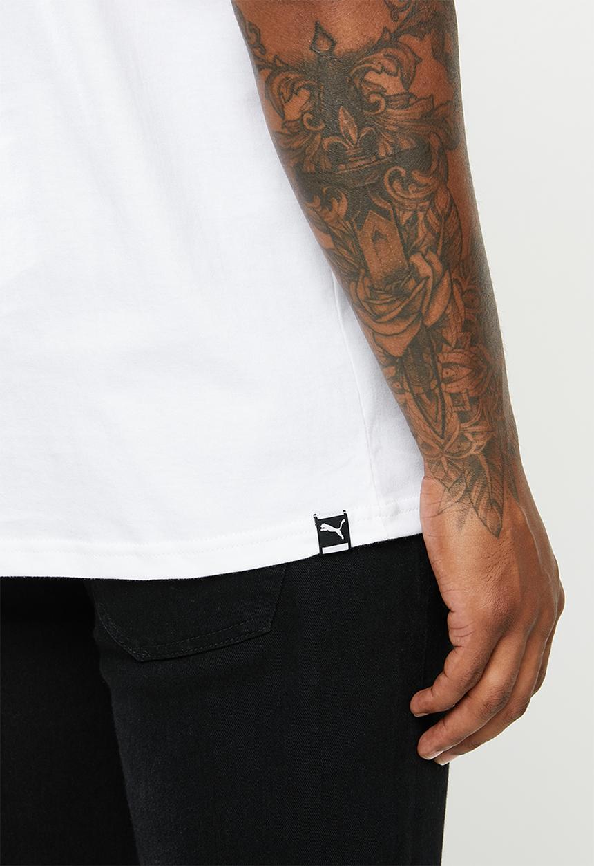 PUMA - Puma club graphic tee - white