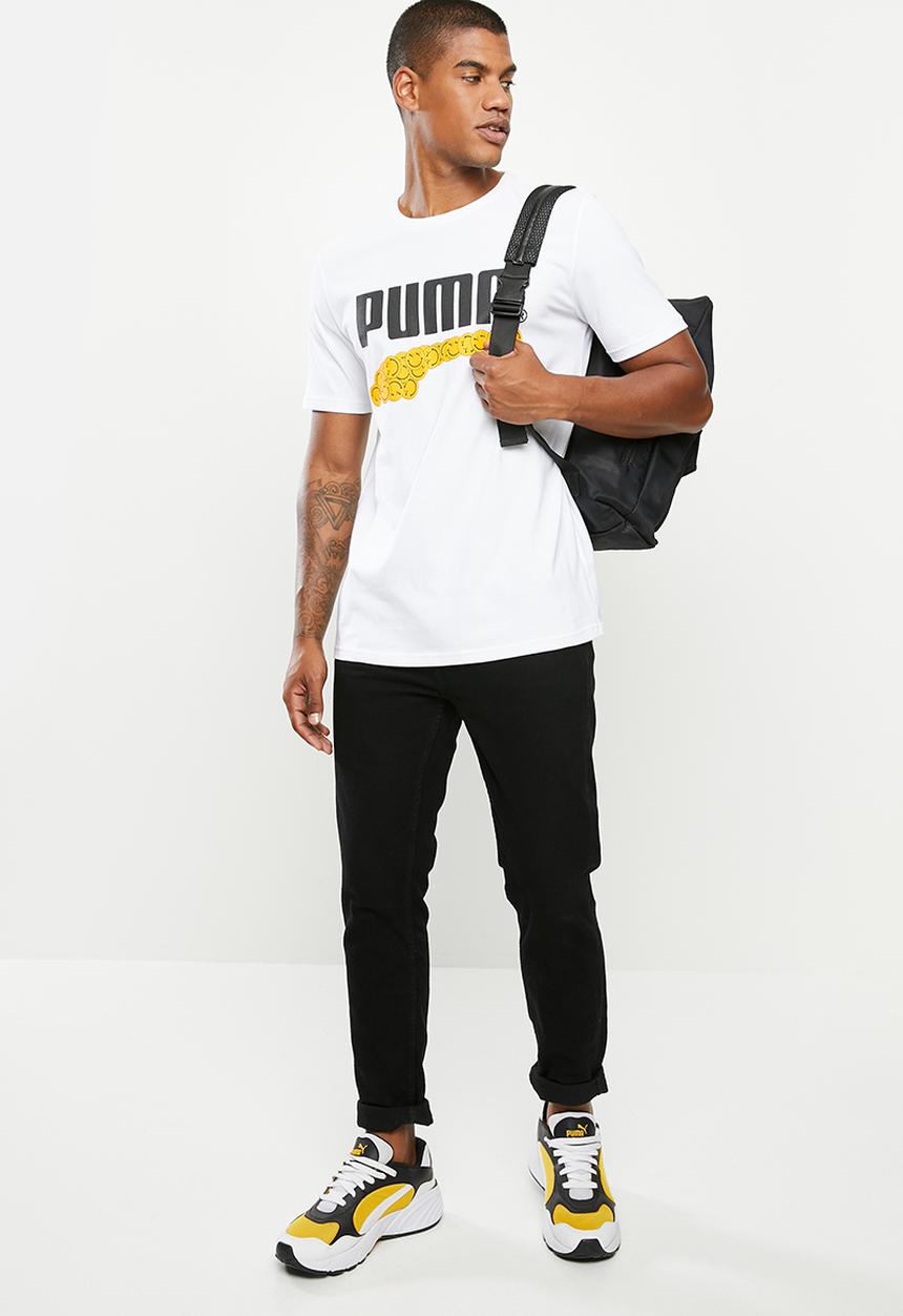 PUMA - Puma club graphic tee - white