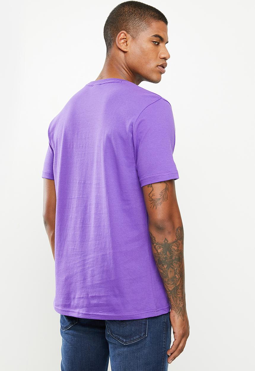 PUMA - Classics logo tee - ultra violet