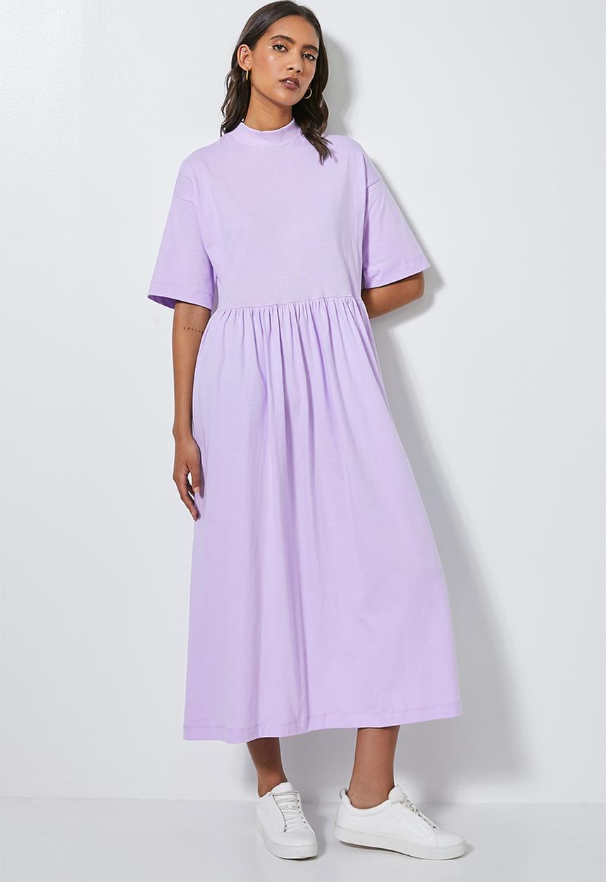 Superbalist - Babydoll T-shirt dress - lilac