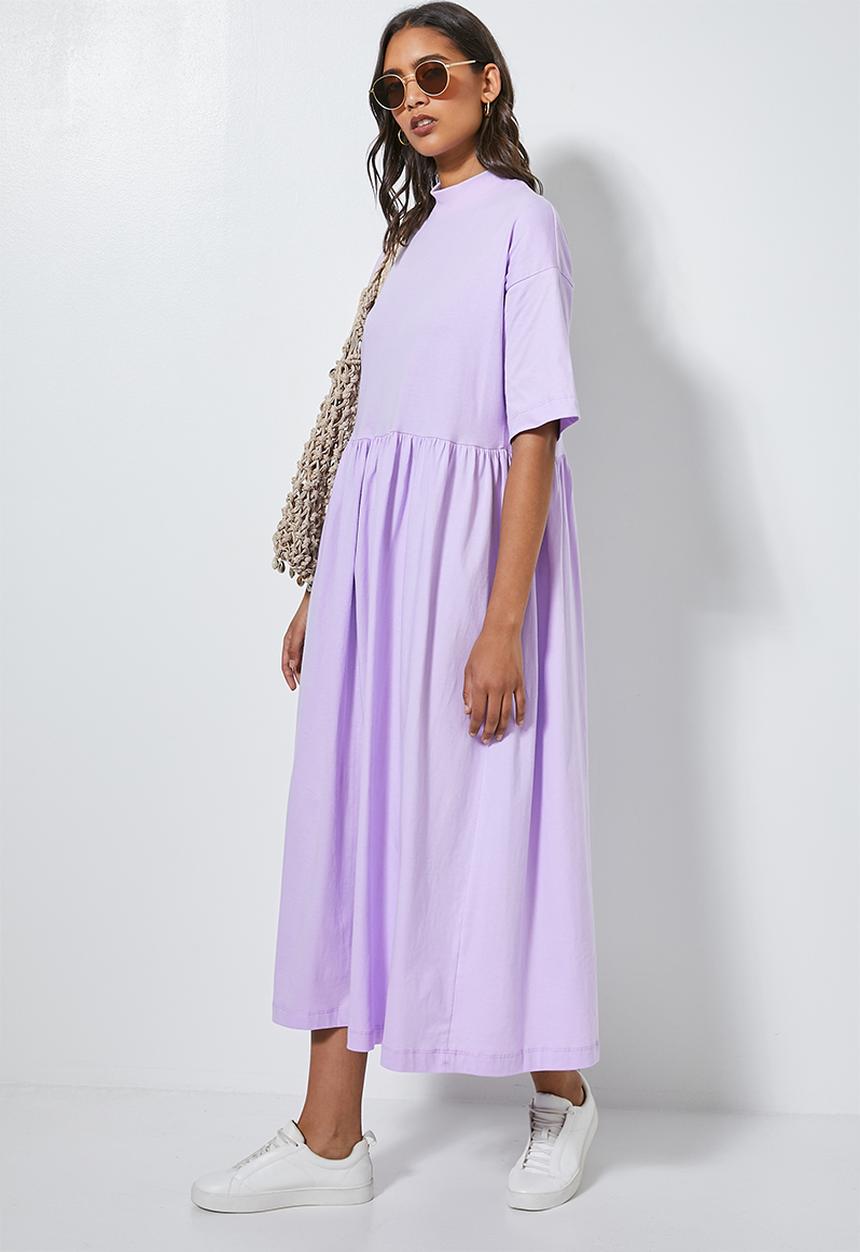 Superbalist - Babydoll T-shirt dress - lilac
