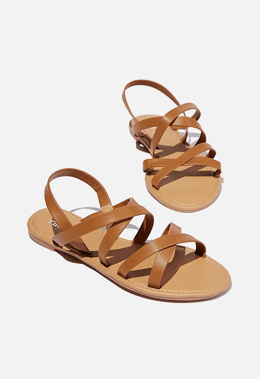 Cotton On - Lucy strappy slingback sandal - tan