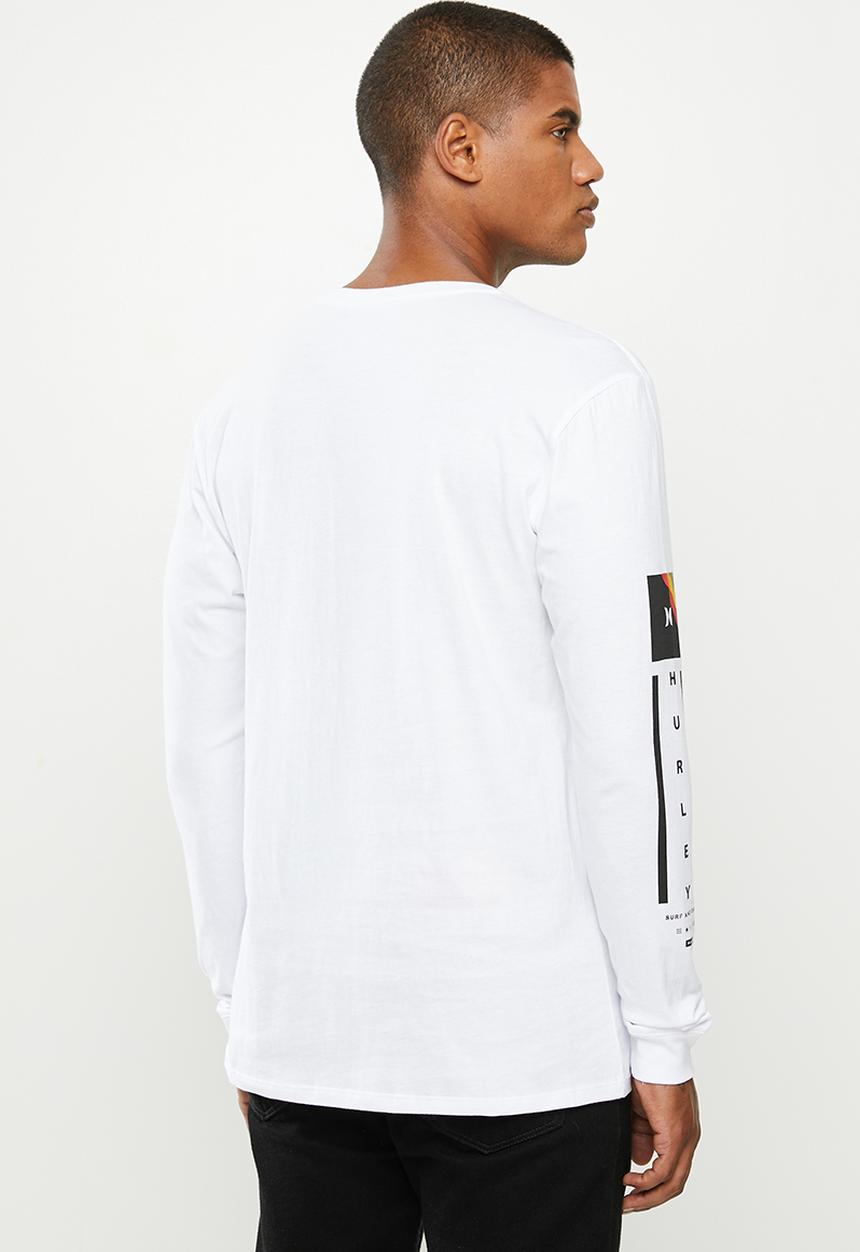 Hurley - Hurley  right arm long sleeve - white