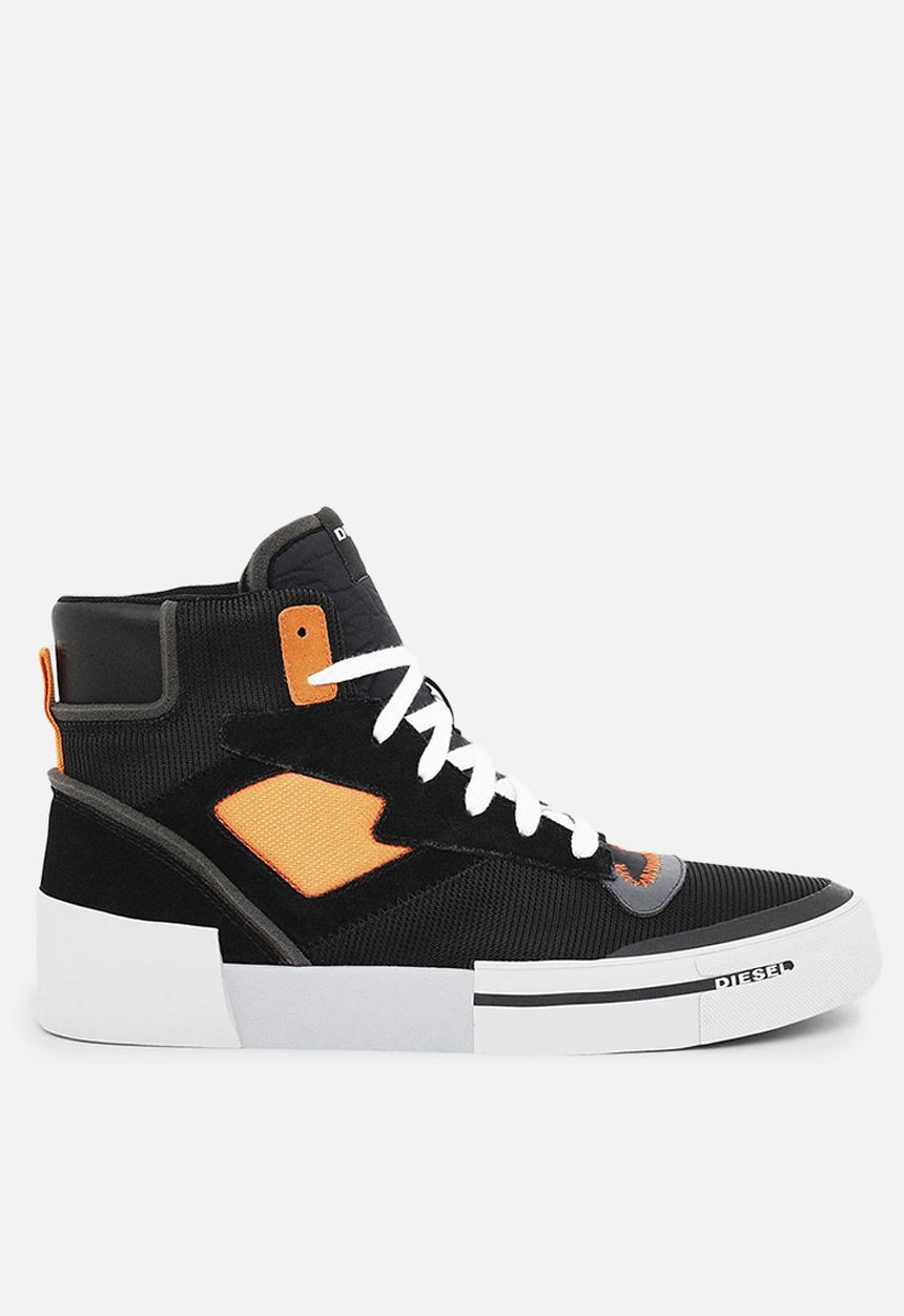 Diesel  - S-dese ms sneakers - black/flame orange