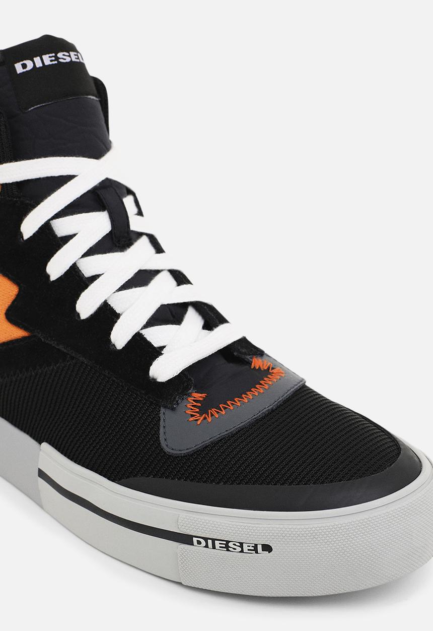 Diesel  - S-dese ms sneakers - black/flame orange