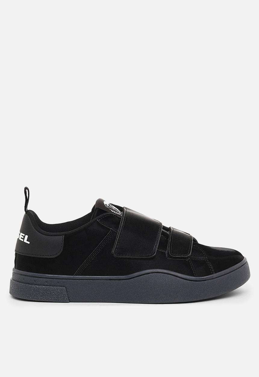 Diesel  - S-clever low strap w sneakers - black