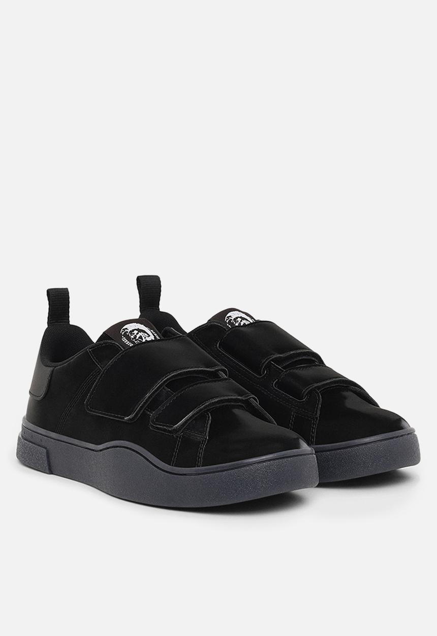 Diesel  - S-clever low strap w sneakers - black