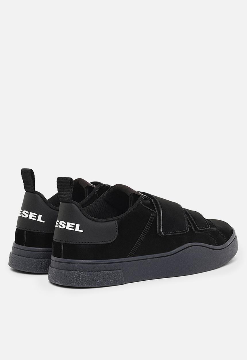 Diesel  - S-clever low strap w sneakers - black