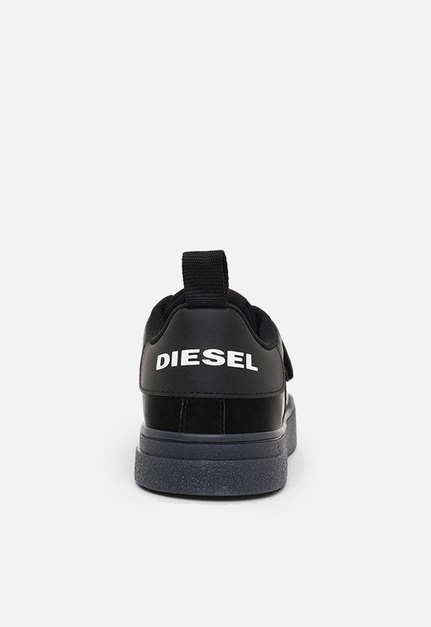Diesel  - S-clever low strap w sneakers - black