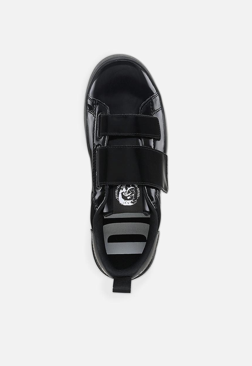 Diesel  - S-clever low strap w sneakers - black