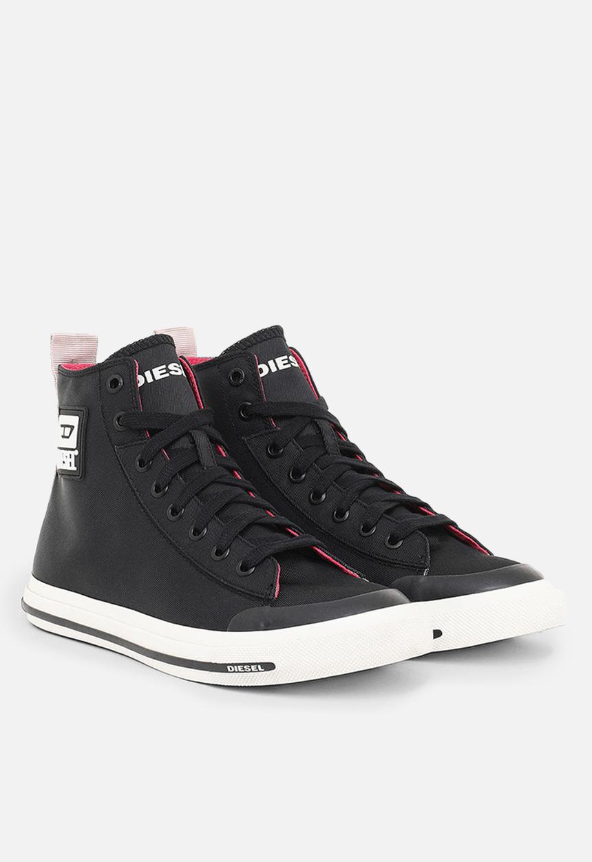Diesel  - S-astico mid cut w  sneakers - black