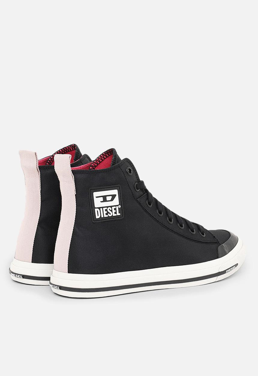 Diesel  - S-astico mid cut w  sneakers - black