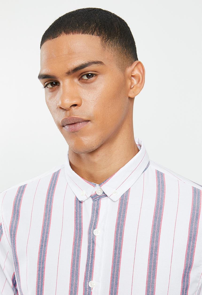 Brave Soul - Domain shirts - white 