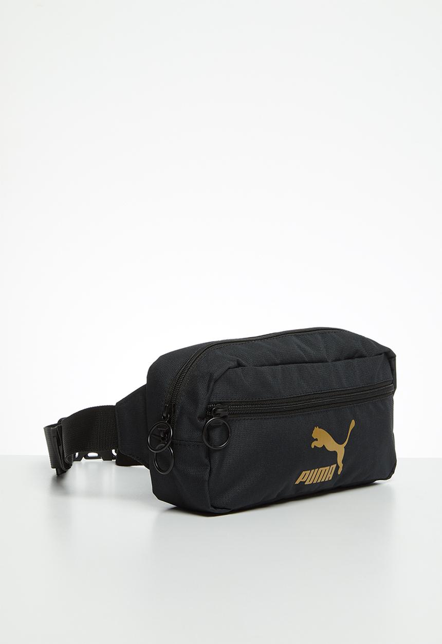PUMA - Originals waist bag - black & gold