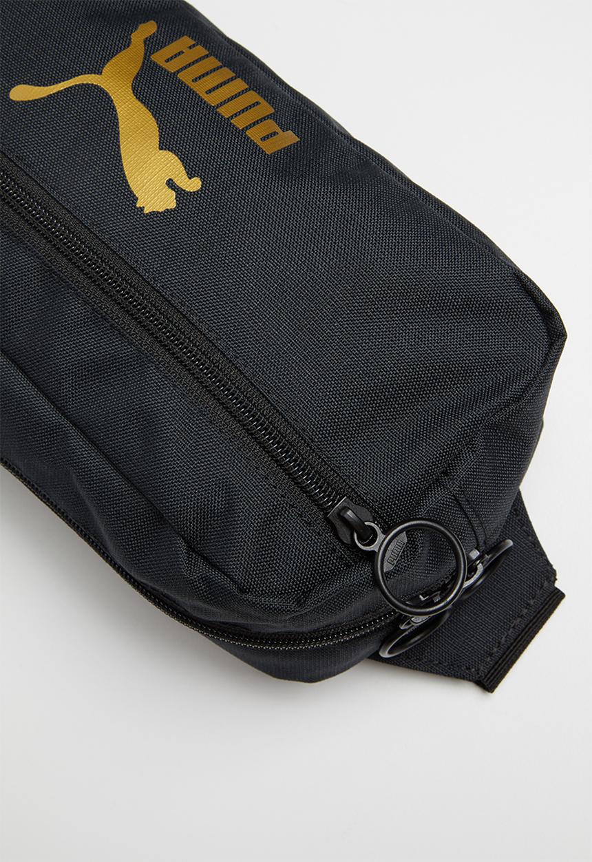 PUMA - Originals waist bag - black & gold