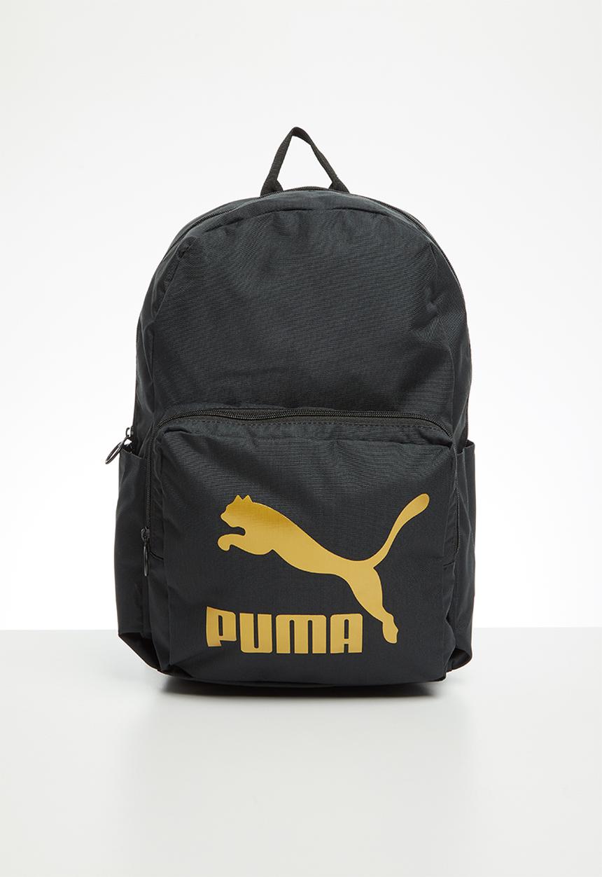 PUMA - Originals backpack - black & gold